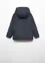 Abrigo Parka Hugo Navy Talla 08 Niños Mango