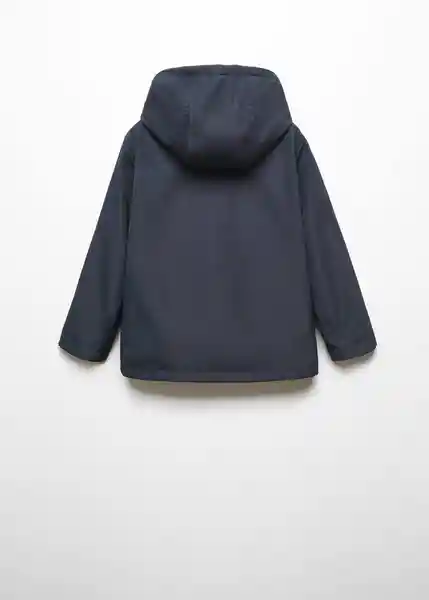 Abrigo Parka Hugo Navy Talla 08 Niños Mango