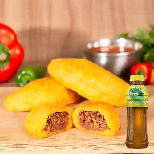 Empanada de Carne Desmechada +Fuzetea Limón 400ML