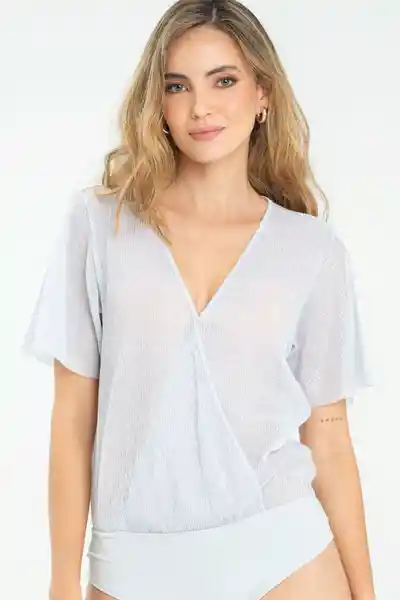 Body Macarena Shine Color Plateado Talla S Ragged