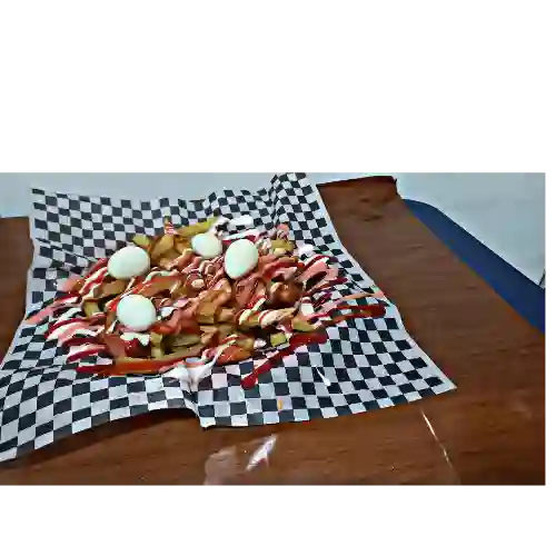 Salchipapa Doble