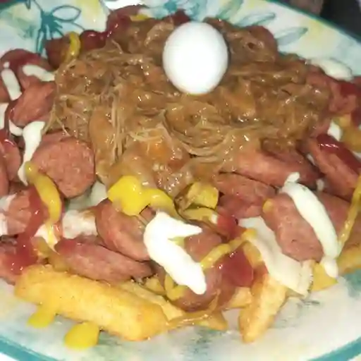 Salchi carne sencilla