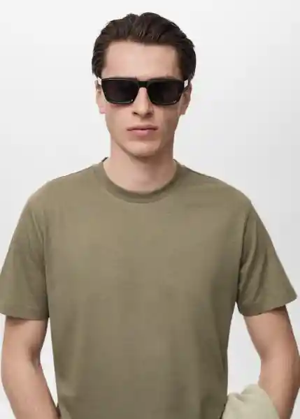 Camiseta Cherlo Dark Caza Talla XL Hombre Mango