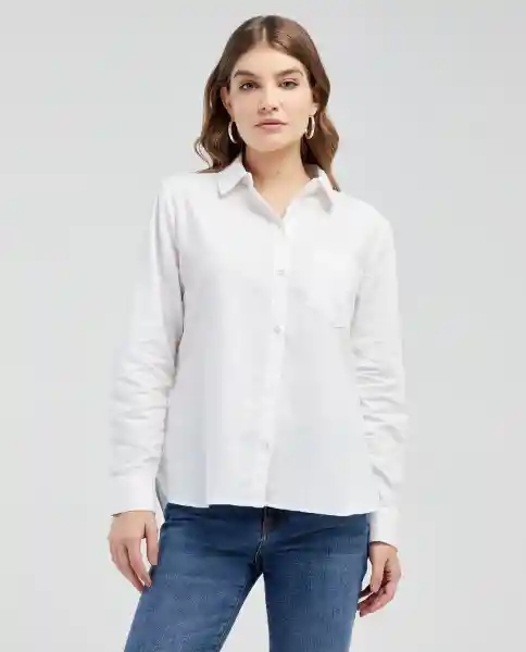 Camisa Blanco Puro Claro Talla Xl Esprit 611e000