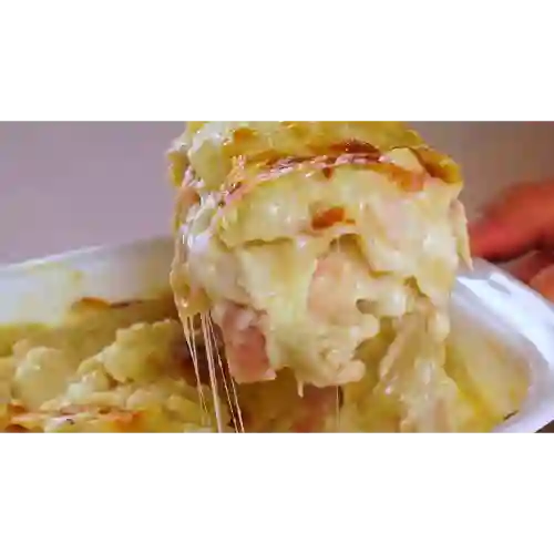 Lasaña de Pollo y Jamón