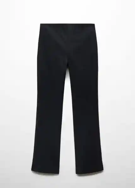 Pantalón Santori Negro Talla 38 Mujer Mango