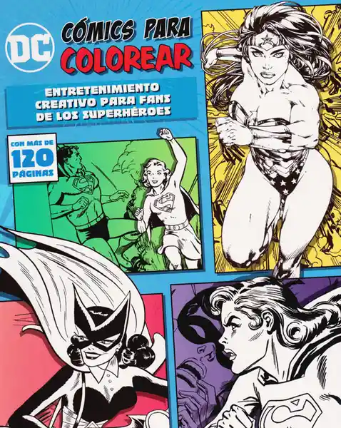 Dc Comics Comic Art Colouring (female)