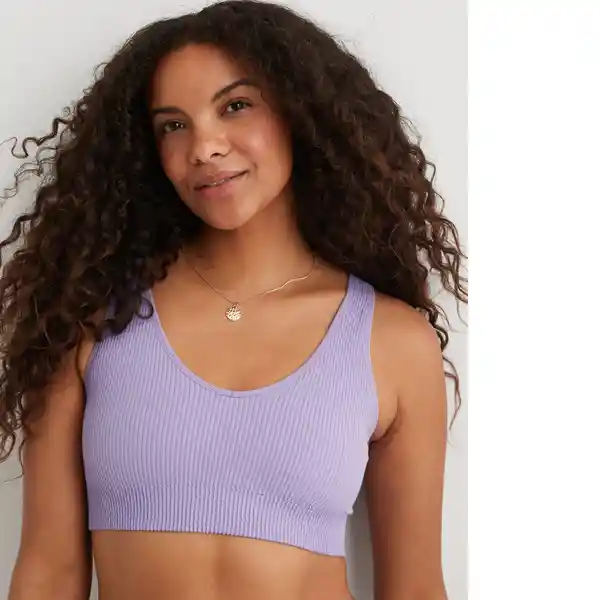 Bralette Morado Talla: SMALL American Eagle