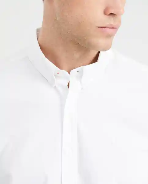 Camisa Line Shirt Masculino Blanco 0 Claro Talla M Chevignon