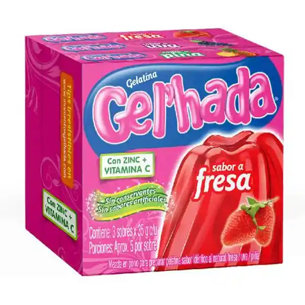 Gelhada Gelatina Chicle