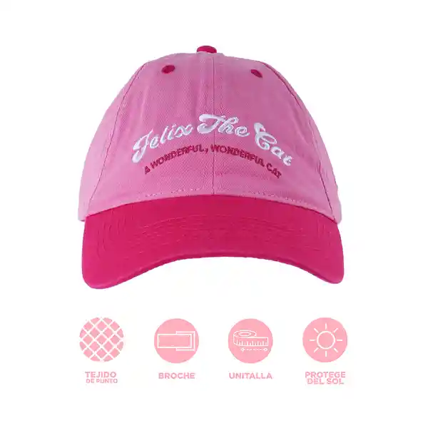 Gorra Serie Felix The Cat Rosa Miniso