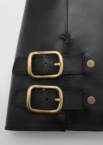 Botines Coro Negro Talla 37 Mujer Mango