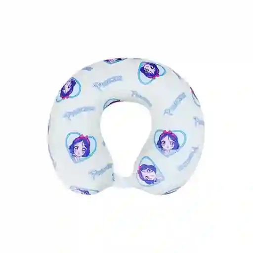 Almohada de Viaje Serie Disney Manga Princesas Azul Miniso