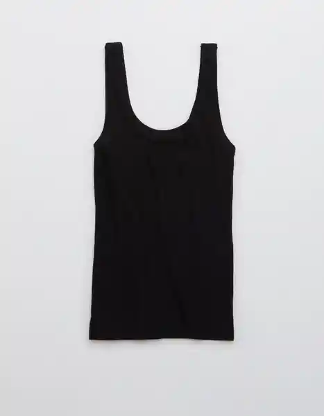 Camiseta Aerie Negro Talla: LARGE 2469073 American Eagle