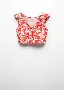 Blusa Kaia Rojo Talla 12 Niñas Mango