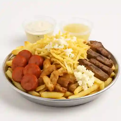 Salchipapa para 2