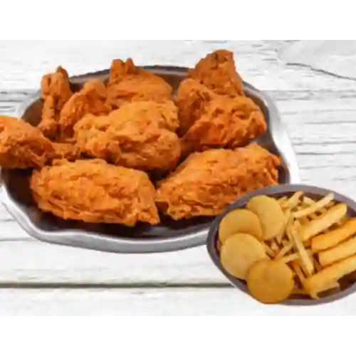1 Pollo a la Broaster