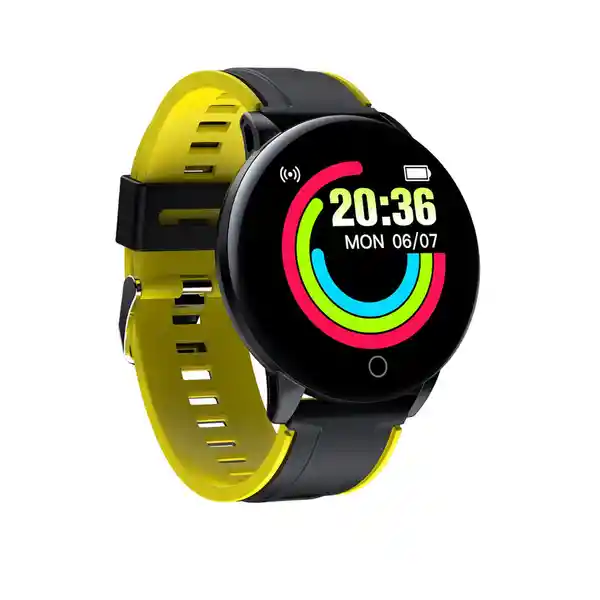 D-Urban Reloj Smartwatch Amarillo Para Hombre Adaptable