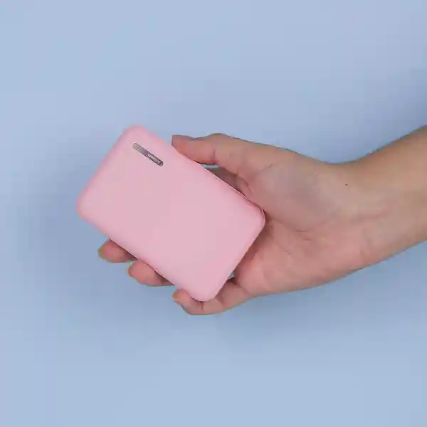 Miniso Batería Portátil de Carga Rápida 5000 mah Rosa 