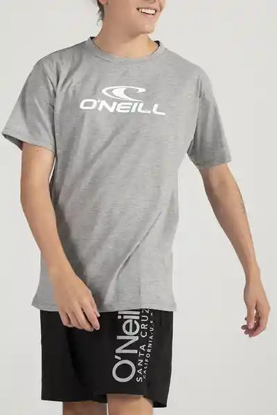 ONeill Camiseta Classic Masculina Gris Oscuro Talla L