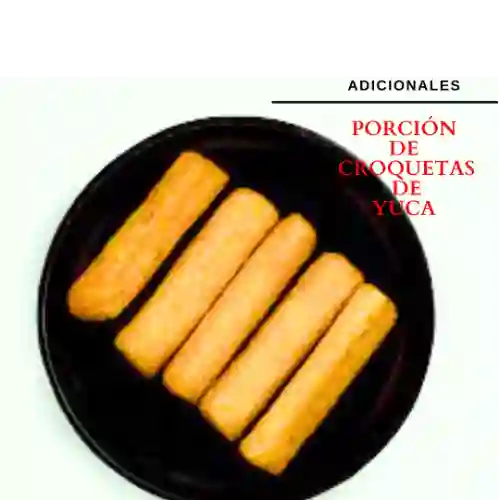 Porción: Croquetas de Yuca