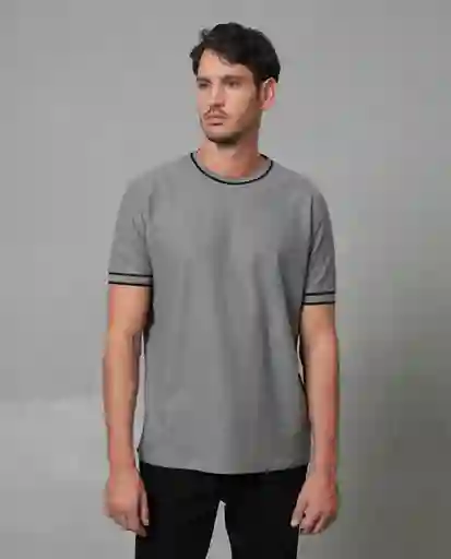 Camiseta Hombre Gris Talla XXL 109G109_GRI184005 Rifle