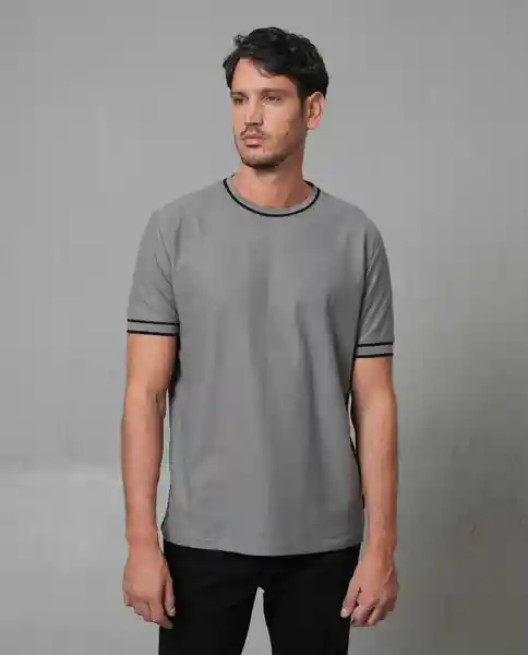Camiseta Hombre Gris Talla XXL 109G109_GRI184005 Rifle