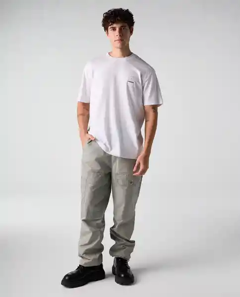 Camiseta Hombre Blanco Talla XS 842G007_BLA110601 Americanino