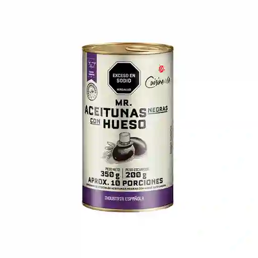 Cuisine&co Aceitunas Negras Hueso