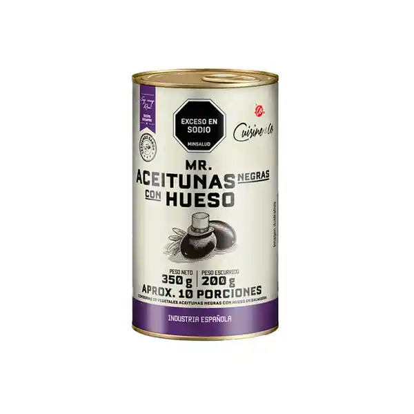 Cuisine&co Aceitunas Negras Hueso