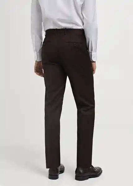 Pantalón Venecia Marron Talla 48 Hombre Mango