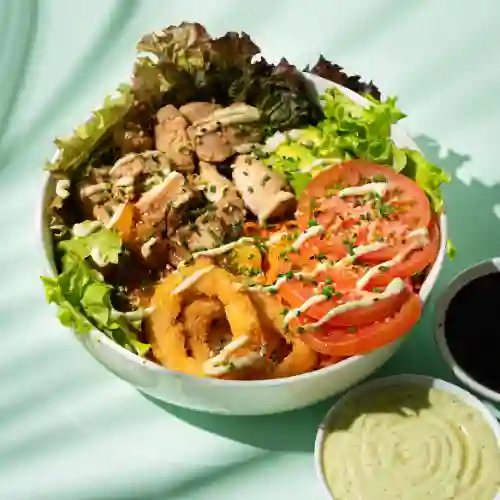 Bowl Ensalada Pollo Teriyaki