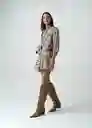 Vestido Amaur Mujer Crudo Marfil Claro Talla M 572G375 Naf Naf