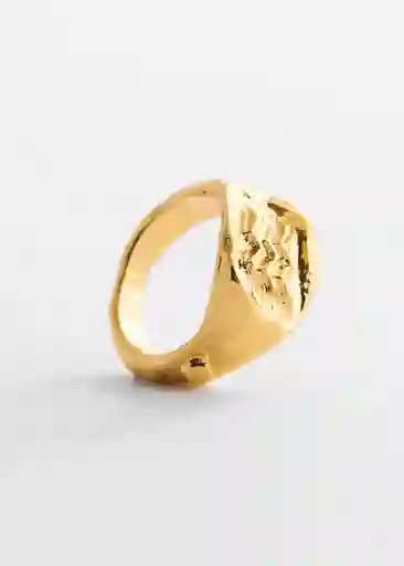 Anillo Raizel Oro Talla L Mujer Mango