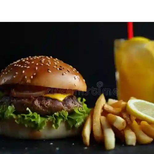 Burger Especial + Papas + Limonada