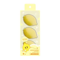 Set de Esponjas de Maquillaje Limón Fun Fruit Miniso