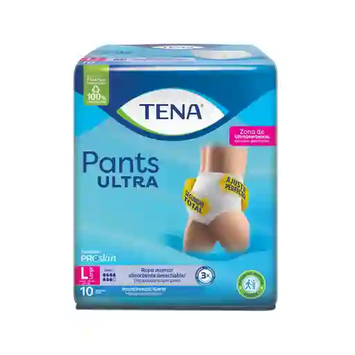 Tena Ropa Interior Absorbente Pants Ultra Talla L