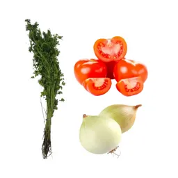 Combo Pico de Gallo: Cebolla + Tomate + Cilantro