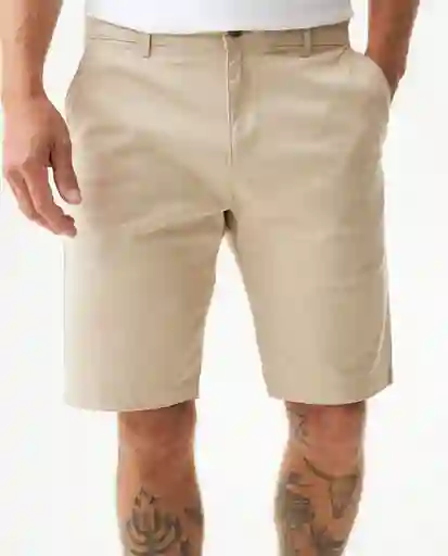 Short Colors Rocket Crudo Almidón Claro Talla 38 Chevignon