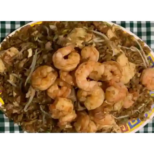 Arroz Pollo y Camarón Mediano