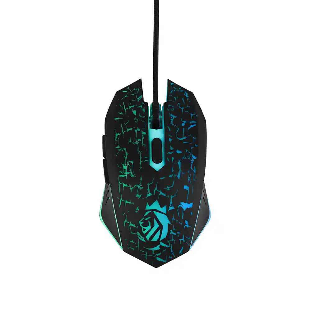 Miniso Mouse Con Luces De Colores Gaming Negro