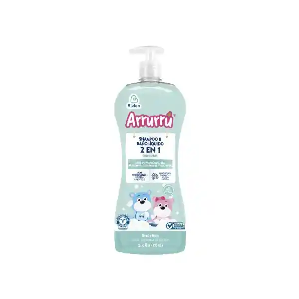 Arrurrú Shampoo y Baño Líquido 2 en 1 Original