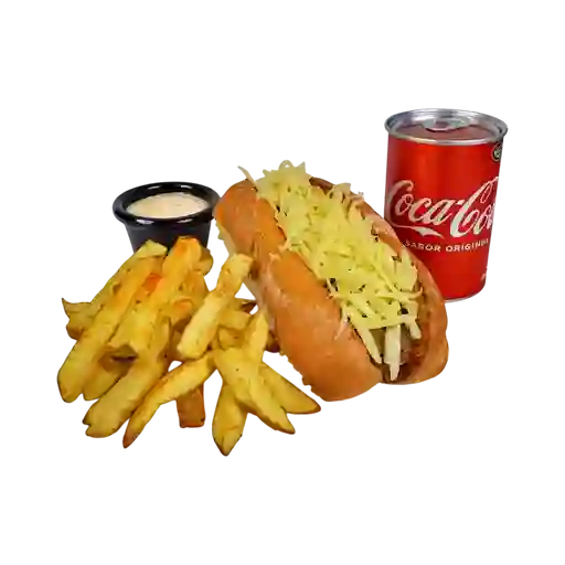 Combo hot dog argentino