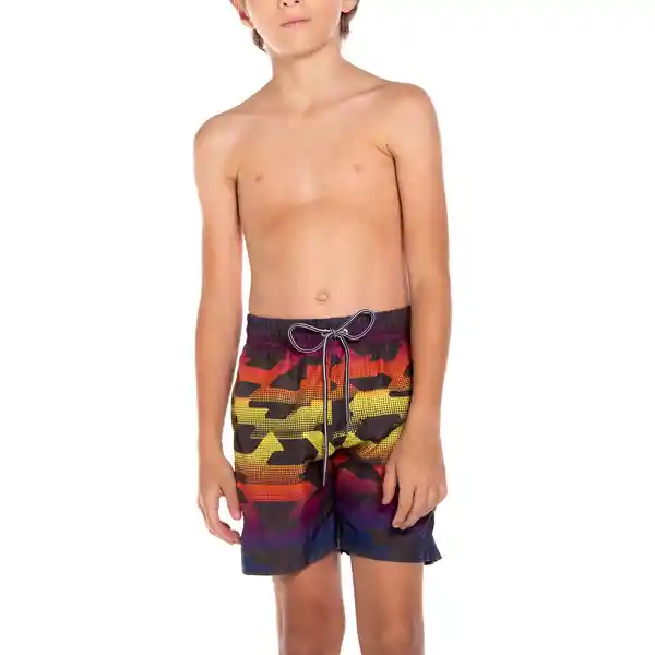 Speedo Short jr Multicolor 15 Talla 12