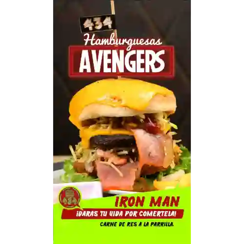 Hamburguesa Iron Man