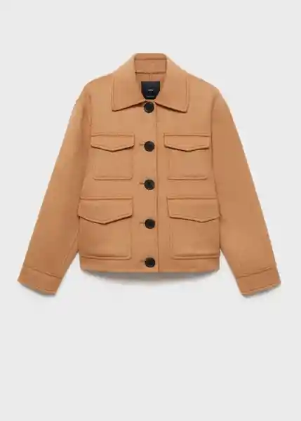 Chaqueta Anna2 Camel Talla S Mujer Mango