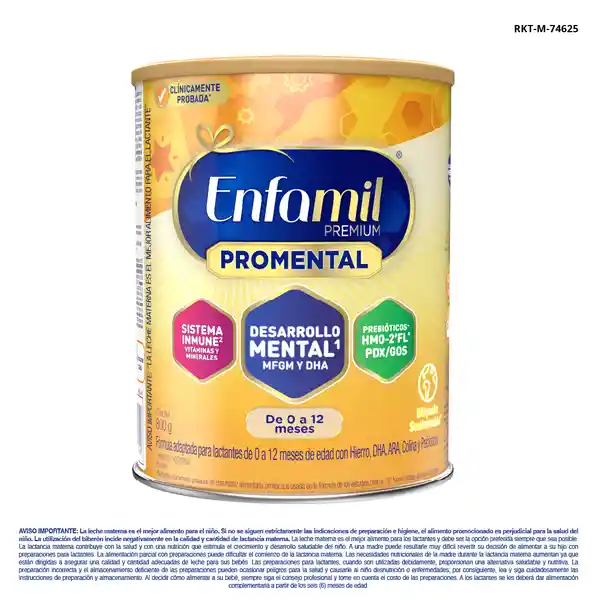 Fórmula Infantil Enfamil Premium Promental 0-12M 800 g