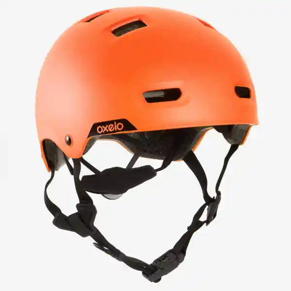 Oxelo Casco de Patinaje Naranja 55-59 cm mf540