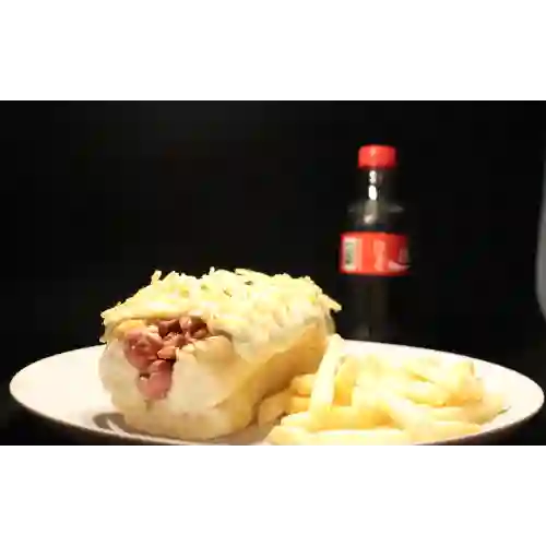 Combo Perro Especial + Papas Fritas + Gaseosa