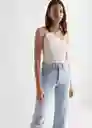 Pantalón Jean Straight Bleach Talla 18 Mango Teen Girl Mango